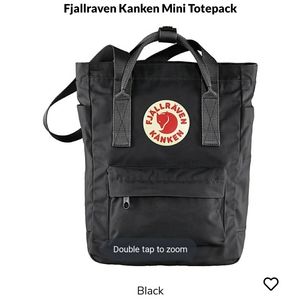 Fjallraven Kanken Mini Totepack ~ Black